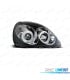 FAROS TOYOTA YARIS 99-03 OJOS ANGEL CCFL FONDO NEGRO