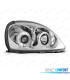 FAROS PARA TOYOTA YARIS 98-05 OJOS ANGEL FONDO CROMO