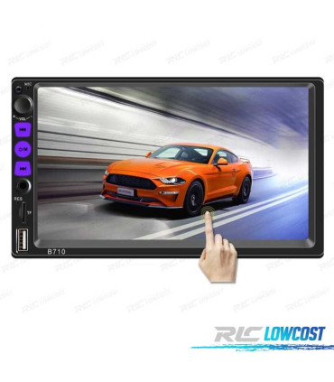 RADIO 2DIN GPS 7" TÁCTIL BLUETOOTH USB SD