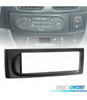 MARCO NEGRO RADIO 1-DIN PARA RENAULT MEGANE I SCENIC 96-03