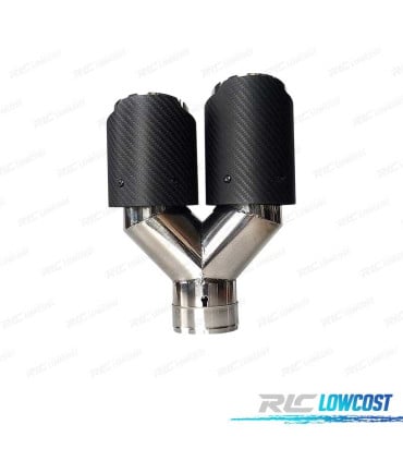 COLA ESCAPE CARBONO DOBLE DERECHA LOOK AKRAPOVIC