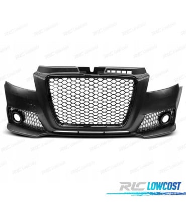 PARAGOLPES DELANTERO AUDI A3 8P 08-12 LOOK RS3 NEGRO SRA