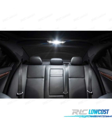 KIT 15 BOMBILLAS LED INTERIOR MERCEDES CLASE C S205 ESTATE WAGON C160 C180 C200 C220 C250 C300 C350 C400 C450 2