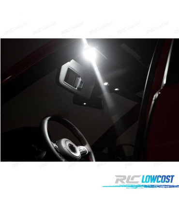 KIT 13 BOMBILLAS LED INTERIOR PARA VOLKSWAGEN VW GOLF 7R MK7 GOLF R MKVII 2014-2016