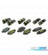 KIT 13 BOMBILLAS LED INTERIOR PARA VOLKSWAGEN VW GOLF 7R MK7 GOLF R MKVII 2014-2016