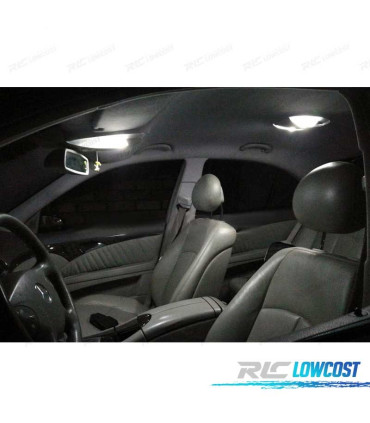 KIT 17 BOMBILLAS LED INTERIOR MERCEDES CLASE E W211 E55AMG E320 02-08