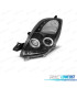 FAROS TOYOTA YARIS 06-09 OJOS ANGEL CCFL FONDO NEGRO