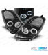 FAROS TOYOTA YARIS 06-09 OJOS ANGEL CCFL FONDO NEGRO