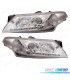 FAROS RENAULT LAGUNA 01-05 LUZ DIURNA LED FONDO CROMO