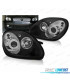 FAROS MERCEDES CLASE SLK R170 96-04 OJOS ANGEL FONDO NEGRO