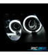 FAROS MERCEDES CLASE SLK R170 96-04 OJOS ANGEL CCFL FONDO NEGRO