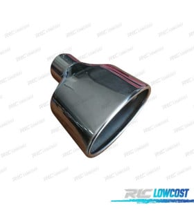 COLA ESCAPE OVALADA ACERO INOX TIPO RS4 CUPRA 3 LADO DCH