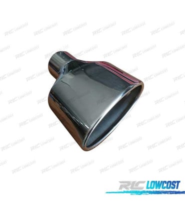 COLA ESCAPE OVALADA ACERO INOX TIPO RS4 CUPRA 3 LADO DCH