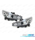 FAROS PEUGEOT 207 06-12 OJOS ANGEL FONDO CROMO