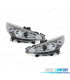 FAROS PEUGEOT 207 06-12 OJOS ANGEL FONDO CROMO