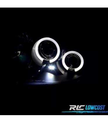 FAROS RENAULT CLIO 98-01 OJOS ANGEL FONDO NEGRO