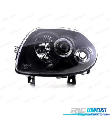 FAROS RENAULT CLIO 98-01 OJOS ANGEL FONDO NEGRO