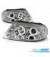 FAROS VOLKSWAGEN VW PASSAT 3BG 00-05 FONDO CROMO OJOS ANGEL
