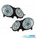 FAROS MERCEDES CLASE E W211 02-06 LUPA FONDO CROMO