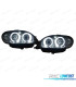FAROS PARA CITROEN SAXO 99-04 OJOS ANGEL CCFL FONDO CROMO
