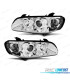 FAROS OJOS ANGEL OPEL OMEGA 94-99 FONDO CROMO