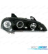 FAROS PARA OPEL TIGRA 95-03 OJOS ANGEL FONDO NEGRO