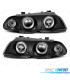 FAROS BMW E46 98-01 OJOS ANGEL CCFL FONDO NEGRO H1 H1 4 PUERTAS