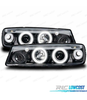 FAROS OPEL CALIBRA 90-98 OJOS ANGEL CCFL FONDO NEGRO