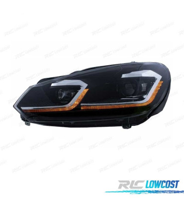 FAROS VOLKSWAGEN VW GOLF 6 08-13 LOOK SILVER GOLF 7 DINAMICOS