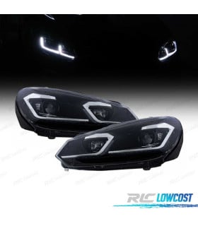 FAROS VOLKSWAGEN VW GOLF 6 08-13 LOOK SILVER GOLF 7 DINAMICOS