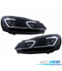 FAROS VOLKSWAGEN VW GOLF 6 08-13 LOOK SILVER GOLF 7 DINAMICOS