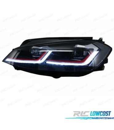 FAROS VOLKSWAGEN VW GOLF 7.5 17-19 FULL LED DINAMICOS LOOK GTI