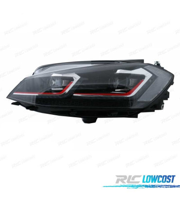 FAROS VOLKSWAGEN VW GOLF 7.5 17-19 FULL LED DINAMICOS LOOK GTI