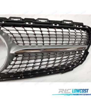 PARRILLA MERCEDES W205 AMG 14-18 LOOK DIAMOND SILVER