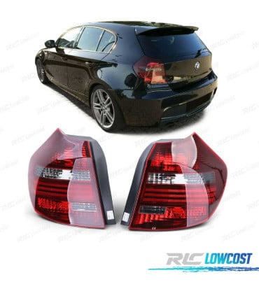 PILOTOS BMW E81 E87 LCI 07-11 ROJO AHUMADO