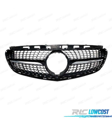 PARRILLA MERCEDES CLASE E W212 14-16 LOOK DIAMOND NEGRO