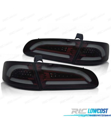 PILOTOS LED BAR SEAT IBIZA 6L 02-08 ROJO AHUMADO