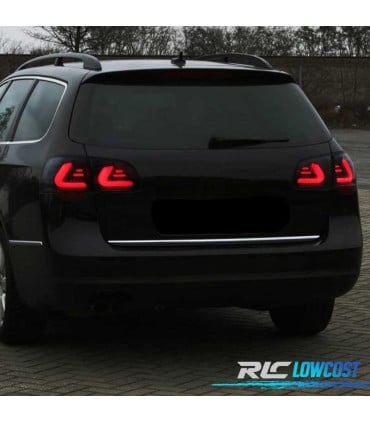 PILOTOS VOLKSWAGEN VW PASSAT 3C B6 VARIANT 05-10 LED CARDNA NEGRO AHUMADO