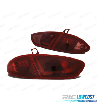 PILOTOS PARA SEAT LEON 1P 09-12 LIGHT BAR ROJO AHUMADO