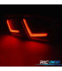 PILOTOS PARA SEAT LEON 1P 09-12 LIGHT BAR ROJO AHUMADO