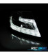 FAROS AUDI A4 B8 07-11 LUZ DIURNA LED DRL FONDO NEGRO