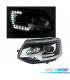 FAROS VOLKSWAGEN VW TRANSPORTER T5 10-15 LUZ DIURNA FONDO NEGRO TIPO XENON