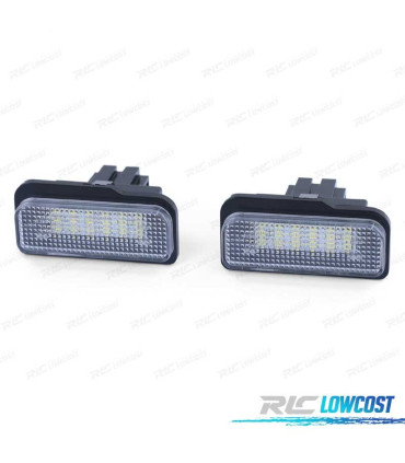 LUCES MATRÍCULA LED PARA MERCEDES CLASE C W211 W203
