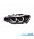FAROS BMW F30 F31 11-15 OJOS ANGEL LED NEGROS