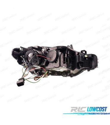 FAROS BMW F30 F31 11-15 OJOS ANGEL LED NEGROS