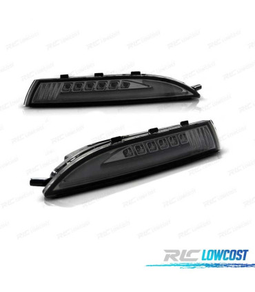 INTERMITENTES PARA VOLKSWAGEN VW SCIROCCO III 08-14 LED + LUZ DIURNA LED AHUMADO