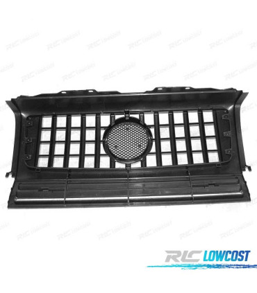 PARRILLA MERCEDES CLASE G W463 90-12 LOOK AMG C63 NEGRO CROMADO