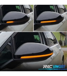 INTERMITENTES LED DINAMICOS PARA VOLKSWAGEN VW GOLF 7 12-17 ESPEJOS