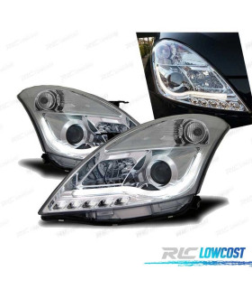FAROS SUZUKI SWIFT 10-17 TUBE LIGHT FONDO CROMO