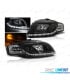 FAROS AUDI A4 B7 04-08 FONDO NEGRO INTERMITENTES LED